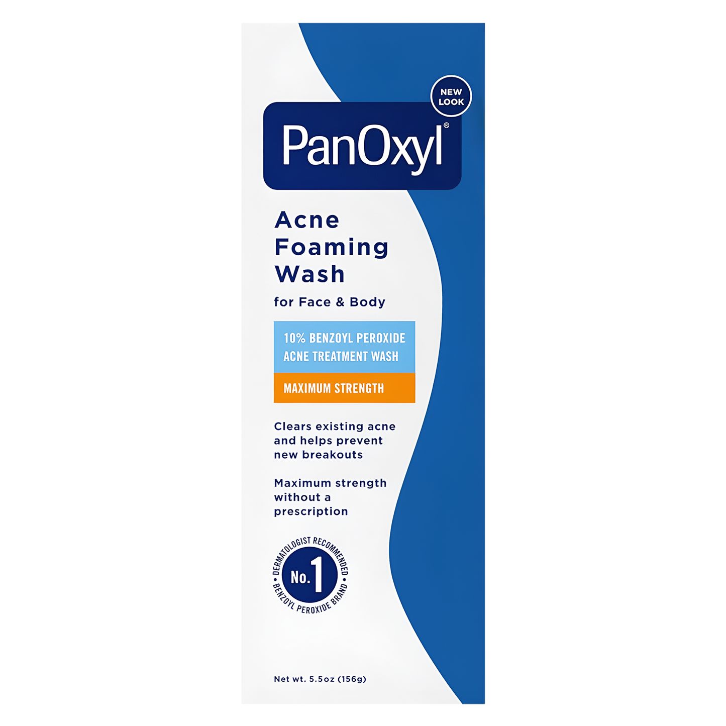 PanOxyl ®️ Acne Foaming Wash 10% Benzoyl Peroxide Maximum Strength • Acne Schuimende Wasgel Tegen Acne & Verdere Uitbraak Van Acne • 1x156gr