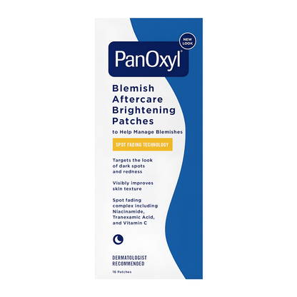 PanOxyl ®️ Blemish Aftercare Brightening Patches Spot Fading Technology • Spot Patches Tegen Donkere Vlekken & Rode Vlekken • 1x16st